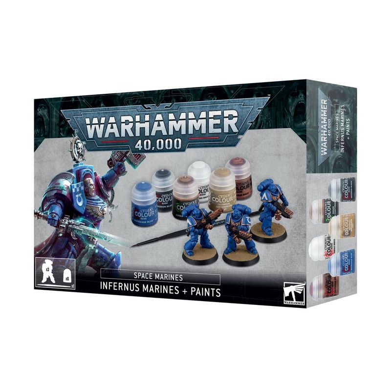 SPACE MARINES: INFERNUS MARINES + PAINTS (CANADA/POL/SCANDA)