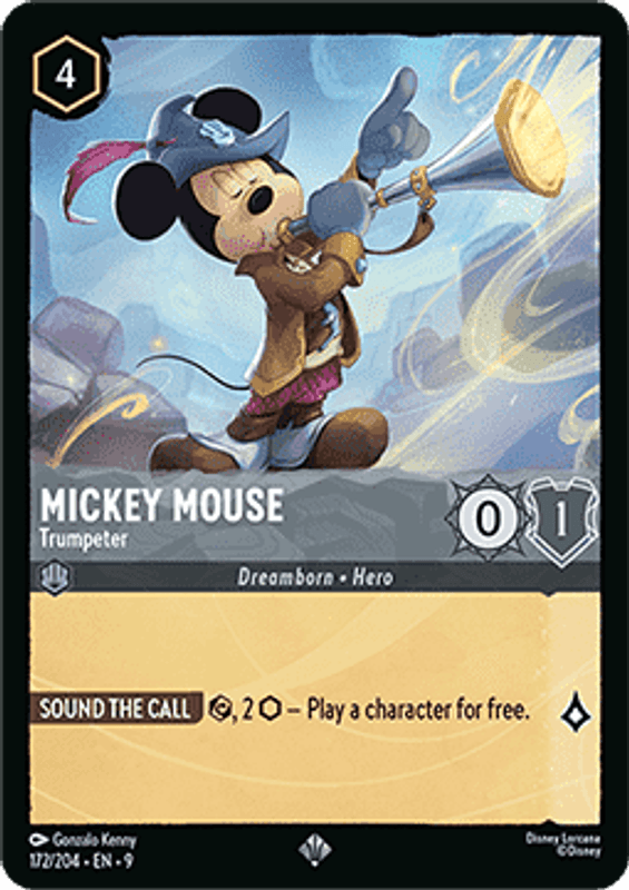 Mickey Mouse - Trumpeter