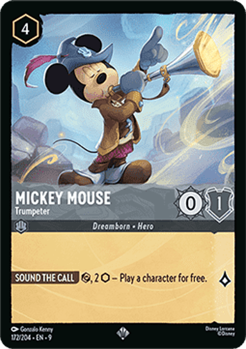 Mickey Mouse - Trumpeter
